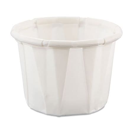 Dart Paper Portion Cups, .5oz, White, 20PK 050